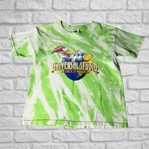 Vintage Woody Woodpecker Lime Green Tshirt